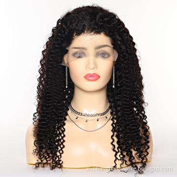 Groothandel blonde pruik Hairpruiken voor zwarte vrouwen 20 inch verkoper 210% Dichtheid 4x4 Lace voorpruiken Human Hair Lace Front